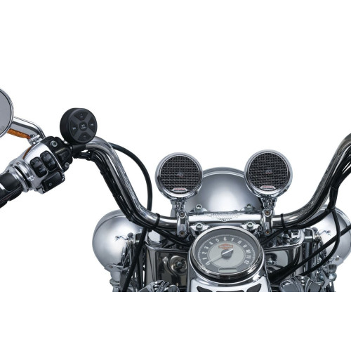 PartzBiz HD: 4411922-Kuryakyn RoadThunder Chrome Speaker Pods & Bluetooth® Audio Controller MTX 2712 PartzBiz HD: 4411922-Kuryakyn RoadThunder Chrome Speaker Pods & Bluetooth® Audio Controller MTX 2712