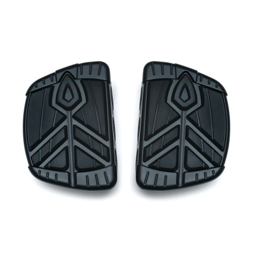 PartzBiz HD: 4411896-Kuryakyn Satin Black Spear Mini Boards ที่ไม่มีอะแดปเตอร์สำหรับ Harley หรือ Metric | 5653