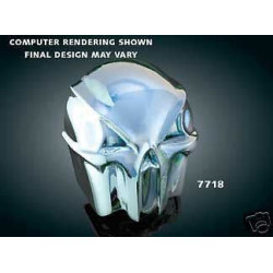 PartzBiz HD ka7718 - Kuryakyn 7718 ฝาครอบแตร Chrome Skull Horn Cover Harley Cow Bell Horn Cover 92-18 PartzBiz HD ka7718 - Kuryakyn 7718 ฝาครอบแตร Chrome Skull Horn Cover Harley Cow Bell Horn Cover 92-18