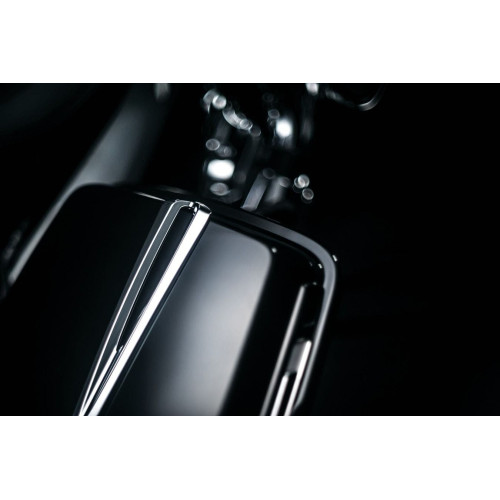 PartzBiz HD: 4411869-Kuryakyn Chrome Slotted Saddlebag Accents | 7764 PartzBiz HD: 4411869-Kuryakyn Chrome Slotted Saddlebag Accents | 7764