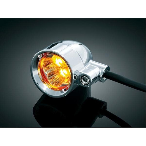 PartzBiz HD: 4411870-Kuryakyn Small Amber Run-Turn Dual Function (pr) | 1645