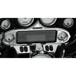 PartzBiz HD KA3765 - Kuryakyn 3765 สำเนียงสเตอริโอ Chrome สำหรับ Harley Batwing Fairing FLH/X 96-13 PartzBiz HD KA3765 - Kuryakyn 3765 สำเนียงสเตอริโอ Chrome สำหรับ Harley Batwing Fairing FLH/X 96-13