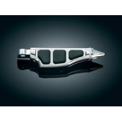 PartzBiz HD KA4475 - Kuryakyn 4475 Chrome Stiletto Pegs w/อะแดปเตอร์ Mount ชาย Harley Goldwing Indian 494415;16200180;1620-0180