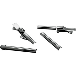 PartzBiz HD KA8108 - Kuryakyn Chrome 4 Piece Swingarm Cover Set for Harley Softail Models 00-07 | 8108