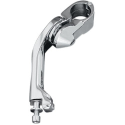 PartzBiz HD KA4526 - Kuryakyn Chrome Avg Rider Tour Tech Cruise Peg Mounts (ยาว) 6 ” สำหรับ 1-1/4 ” Bar | 4526 PartzBiz HD KA4526 - Kuryakyn Chrome Avg Rider Tour Tech Cruise Peg Mounts (ยาว) 6 ” สำหรับ 1-1/4 ” Bar | 4526