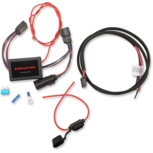 PartzBiz HD: 4411841-ชุดสายไฟและรีเลย์พ่วง Kuryakyn พร้อมรถพ่วง 5 เส้น 14-17 FLHT FLHX FLTRX | 2595