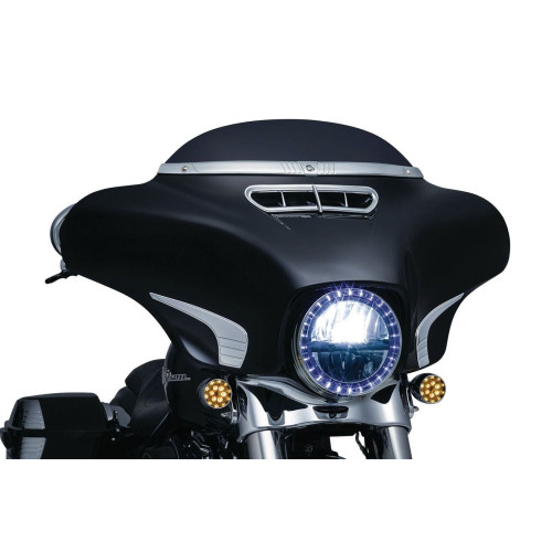 PartzBiz HD: 4411807-Kuryakyn Chrome Tri-Line Fairing Accent สำหรับ 14-20 Harley Touring & Trike