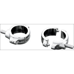 PartzBiz HD KA2275 - Kuryakyn Chrome 54/58 มม.สองชิ้นส้อม Mounts สำหรับ Harley; ฮอนด้า; ซูซูกิ; ชัยชนะ PartzBiz HD KA2275 - Kuryakyn Chrome 54/58 มม.สองชิ้นส้อม Mounts สำหรับ Harley; ฮอนด้า; ซูซูกิ; ชัยชนะ