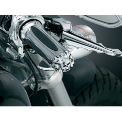 PartzBiz HD KA6278 - Kuryakyn Zombie Emblems for Zombie or Widow Grips with Throttle Boss | 6278