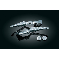PartzBiz HD KA7411 - Kuryakyn Chrome Zombie Brake Clutch Levers Honda Shadow Nighthawk Fury Spirit | 7411 PartzBiz HD KA7411 - Kuryakyn Chrome Zombie Brake Clutch Levers Honda Shadow Nighthawk Fury Spirit | 7411
