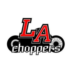 PartzBiz HD DS06016269 - LA Choppers 1 1/2" Chrome Kage Fighter T-Bars 14" Rise for Harley  | LA-7343-14