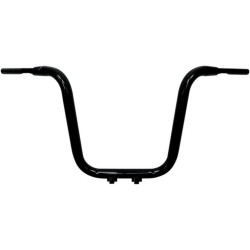 PartzBiz HD DS06012027 - La Choppers  Black 1" Tree Hugger Handlebars 16" Apes Wide Softail Dyna 96-Up Flhr | LA-7375-16B