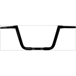 PartzBiz HD DS06012689 - La Choppers สีดำ 1-1/4 ” Big Twin Peaks 10 ” แฮนด์ Apes FLTR FLHR FXD ST XL | LA-7360-10B