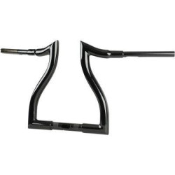 PartzBiz HD DS06015357 - LA Choppers สีดำ 12 ” แฮนด์ Hammerhead T-Bar Harley FLH/T 15-23 0601-5357 06015357 LA-7316-12B