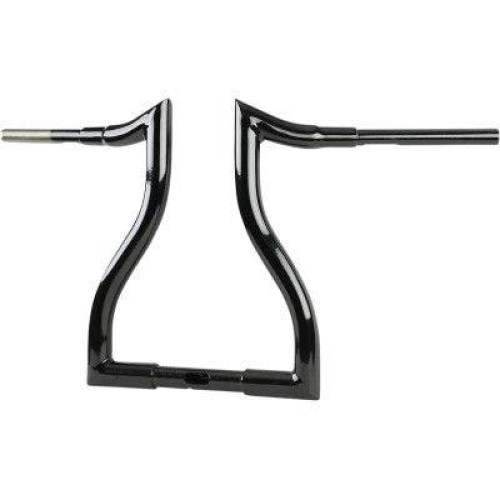 PartzBiz HD: 4411660-LA Choppers Chrome 12 ” แฮนด์บาร์ Hammerhead T-Bar Harley FLH/T 15-23 0601-5356 06015356 LA-7316-12