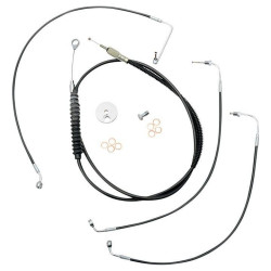 PartzBiz HD DS06620787 - ชุดสายเบรค La Choppers สีดำ 15-17 บาร์ Harley Softail 18-Up PartzBiz HD DS06620787 - ชุดสายเบรค La Choppers สีดำ 15-17 บาร์ Harley Softail 18-Up
