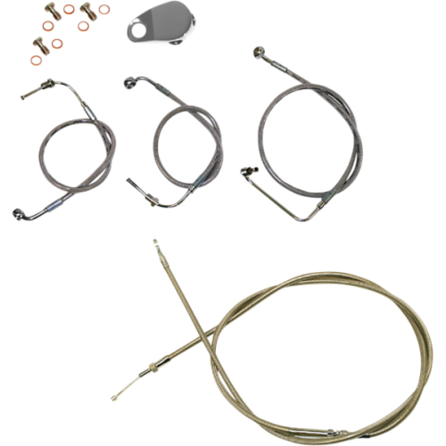 PartzBiz HD: 4411639-LA Choppers 12-14 Stock Mini Ape Hanger DD Cables Line Kit Harley Softail 18-Up PartzBiz HD: 4411639-LA Choppers 12-14 Stock Mini Ape Hanger DD Cables Line Kit Harley Softail 18-Up