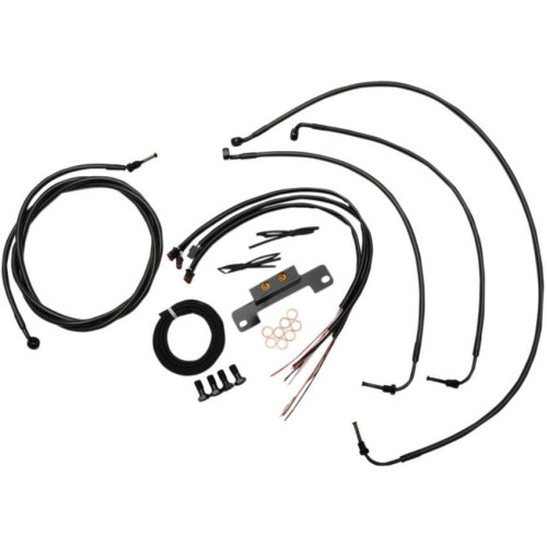 PartzBiz HD: 4411621-LA Choppers Cable & Wire Kit 15-17 Ape Hangers Midnight No ABS Harley M8 17-Up PartzBiz HD: 4411621-LA Choppers Cable & Wire Kit 15-17 Ape Hangers Midnight No ABS Harley M8 17-Up