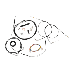 PartzBiz HD DS06101287 - La Choppers ชุดสายไฟ Vnyl สีดำ 12 ”-14 ” Kit Harley 07-10 FXSTD FLST | LA-8110KT2A-13B PartzBiz HD DS06101287 - La Choppers ชุดสายไฟ Vnyl สีดำ 12 ”-14 ” Kit Harley 07-10 FXSTD FLST | LA-8110KT2A-13B