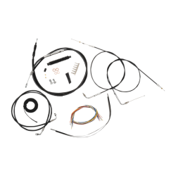 PartzBiz HD DS06101263 - La Choppers ชุดสายไฟ Vnyl สีดำ 12 ”-14 ” Kit Harley 96-06 FLSTC/N/F | LA-8100KT2A-13B PartzBiz HD DS06101263 - La Choppers ชุดสายไฟ Vnyl สีดำ 12 ”-14 ” Kit Harley 96-06 FLSTC/N/F | LA-8100KT2A-13B