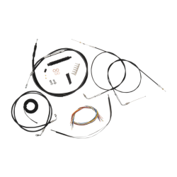 PartzBiz HD DS06101325 - La Choppers ชุดสายไฟ Vnyl สีดำ 15 ”-17 ” Kit Harley 07-10 FXST/B/C | LA-8140KT2-16B PartzBiz HD DS06101325 - La Choppers ชุดสายไฟ Vnyl สีดำ 15 ”-17 ” Kit Harley 07-10 FXST/B/C | LA-8140KT2-16B