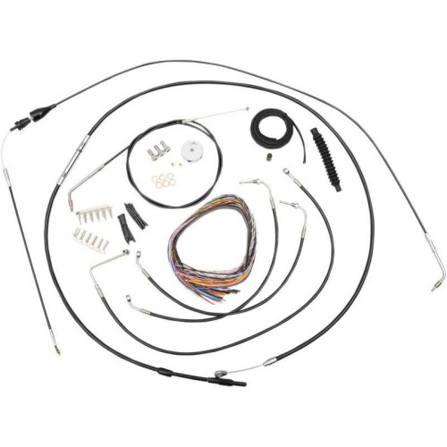 PartzBiz HD: 4411551-La Choppers Complete Black Vnyl Cable Line 18"-20" Kit Harley 07 FLHT/ FLHX | LA-8005KT2B-19B PartzBiz HD: 4411551-La Choppers Complete Black Vnyl Cable Line 18"-20" Kit Harley 07 FLHT/ FLHX | LA-8005KT2B-19B