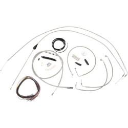 PartzBiz HD DS06101158 - La Choppers ชุดสายเคเบิ้ลสแตนเลส 18 ”-20 ” Harley 07 FLHT/ FLHX | LA-8005KT2B-19 PartzBiz HD DS06101158 - La Choppers ชุดสายเคเบิ้ลสแตนเลส 18 ”-20 ” Harley 07 FLHT/ FLHX | LA-8005KT2B-19