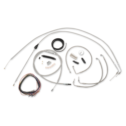 PartzBiz HD DS06101170 - La Choppers เคเบิลสเตนเลสครบชุด 18 ”-20 ” Kit Harley 96-06 FLHR FLTR | LA-8006KT2A-19 PartzBiz HD DS06101170 - La Choppers เคเบิลสเตนเลสครบชุด 18 ”-20 ” Kit Harley 96-06 FLHR FLTR | LA-8006KT2A-19