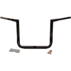 PartzBiz HD DS06014625 - La Choppers สีดำเงา 14 ” Grande Twin Peaks 1 1/2 ” แฮนด์บาร์ Harley FLH 14-20 | LA-7365-14B
