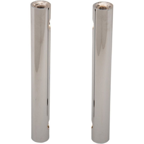 PartzBiz HD: 4411312-LA Choppers LA-7335-10R Chrome 10” ตัวยกแฮนด์ตรง 1-1/4” เส้นผ่านศูนย์กลางมอเตอร์ไซค์ชอปเปอร์แบบกำหนดเอง จักรยาน Universal Harley Davidson เมตริก Indian Upgrade Replacement Handle Bar Mount Extenders 0602-1026 06021026