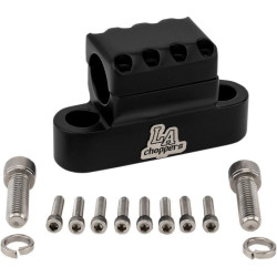 PartzBiz HD DS06030824 - LA Choppers LA-7335-XXCM Flat Black Kage Fighter 1-1/4 ” แฮนด์บาร์ 3 1/2 ” Riser Clamps Custom Chopper มอเตอร์ไซค์จักรยาน Universal Harley Davidson Metric Indian Upgrade Replacement Handle Bar Mount Block Clamp 0603-0824 06030824 PartzBiz HD DS06030824 - LA Choppers LA-7335-XXCM Flat Black Kage Fighter 1-1/4 ” แฮนด์บาร์ 3 1/2 ” Riser Clamps Custom Chopper มอเตอร์ไซค์จักรยาน Universal Harley Davidson Metric Indian Upgrade Replacement Handle Bar Mount Block Clamp 0603-0824 06030824