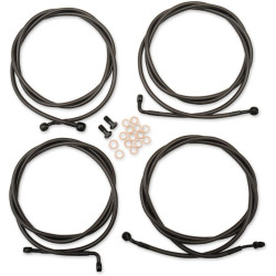 PartzBiz HD DS06101939 - LA Choppers Midnight Black Standard ชุดสายเคเบิลขยาย 18 ”-20” ABS FLHT/X 17 | LA-8054KT-19M PartzBiz HD DS06101939 - LA Choppers Midnight Black Standard ชุดสายเคเบิลขยาย 18 ”-20” ABS FLHT/X 17 | LA-8054KT-19M