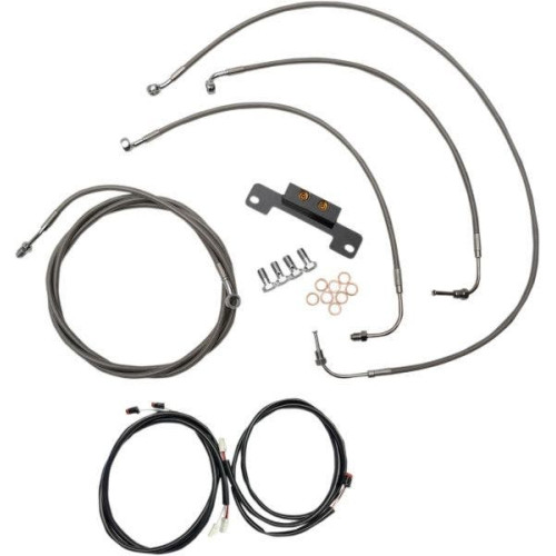 PartzBiz HD: 4411249-LA Choppers Plug Play ชุดสายไฟ 15-17 Ape Hanger ไม่มี ABS Harley Touring 17-Up