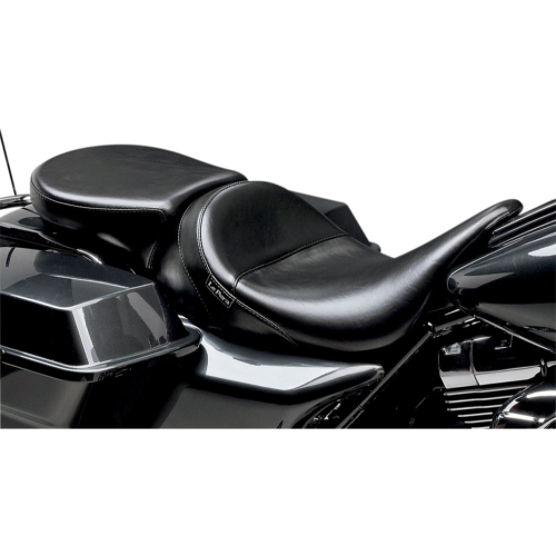 PartzBiz HD: 4411180-Le Pera Aviator Solo Black Smooth Wide Pillion Pad 13 ” W สำหรับ Harley 08-23 FLH/Touring | LK-017PDX