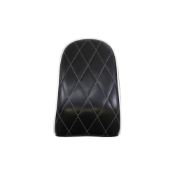 PartzBiz HD LPLYB-007PDMWTP - Le Pera Bare Bones Pillion Pads White Diamond Stitch Harley 18-22 FXBR/FXBRS/FLFB/FLFBS | LYB-007PDMWTP