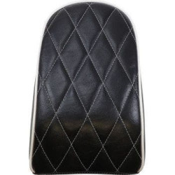 PartzBiz HD LPLYO-007PDMWTP - Le Pera Bare Bones Pillion Pads White Diamond Stitch Pillion Pad Softail 18-23 FLFB/FLFBS | LYO-007PDMWTP