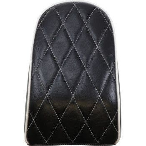 PartzBiz HD: 4411187-Le Pera เบาะรองนั่ง Bare Bones White Diamond Stitch Pillion Pad Softail 18-23 FLFB/FLFBS | LYO-007PDMWTP
