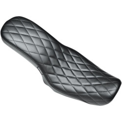 PartzBiz HD LPLK-071DM - Le Pera Black Diamond Stitch Cobra 2 Up Seat for Harley Dyna 06-16 Models | LK-071DM PartzBiz HD LPLK-071DM - Le Pera Black Diamond Stitch Cobra 2 Up Seat for Harley Dyna 06-16 Models | LK-071DM