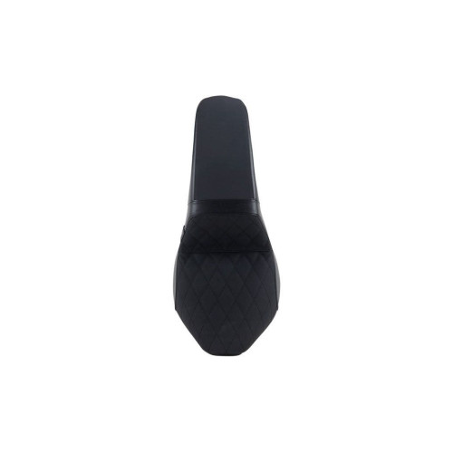 PartzBiz HD: 4411169-Le Pera Black Kickflip 2-Up Seat Diamond w/ Gripp Tape Harley M8 Softail 18-23 PartzBiz HD: 4411169-Le Pera Black Kickflip 2-Up Seat Diamond w/ Gripp Tape Harley M8 Softail 18-23