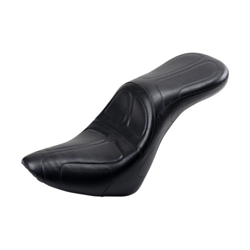 PartzBiz HD: 4411138-Le Pera Black Smooth Maverick Daddy Long Legs 2-Up Seat Harley M8 Softail 18-23 PartzBiz HD: 4411138-Le Pera Black Smooth Maverick Daddy Long Legs 2-Up Seat Harley M8 Softail 18-23