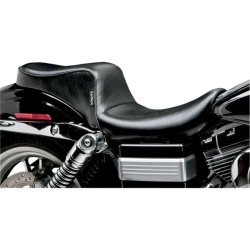 PartzBiz HD LPLK-021 - Le Pera Black Smooth Stitch Cherokee 2 Up Seat for Harley Dyna 06-16 Models | LK-021 PartzBiz HD LPLK-021 - Le Pera Black Smooth Stitch Cherokee 2 Up Seat for Harley Dyna 06-16 Models | LK-021
