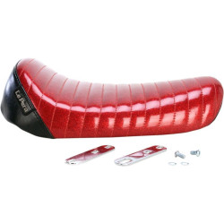 PartzBiz HD LPL-006RMFPT - Le Pera L-006RMFPT Red Metalflake Bare Bones Driver Solo Seat Harley XL 82-03 | L-006RMFPT PartzBiz HD LPL-006RMFPT - Le Pera L-006RMFPT Red Metalflake Bare Bones Driver Solo Seat Harley XL 82-03 | L-006RMFPT