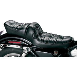 PartzBiz HD LPL-098 - Le Pera Regal Black 2-Up Plush Pillow Seat 4 Harley 86-03 XL Models | L-098 PartzBiz HD LPL-098 - Le Pera Regal Black 2-Up Plush Pillow Seat 4 Harley 86-03 XL Models | L-098