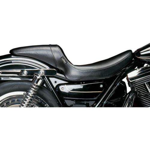 PartzBiz HD: 4411111-Le Pera L-541S Smooth Black Daytona Sport เบาะยาว Harley FXR 82-00 | L-541S