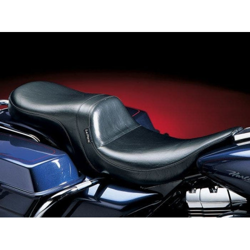 PartzBiz HD: 4411112-Le Pera L-567 Daytona Smooth 2-Up Seat Harley Touring Electra Road Glide 91-96