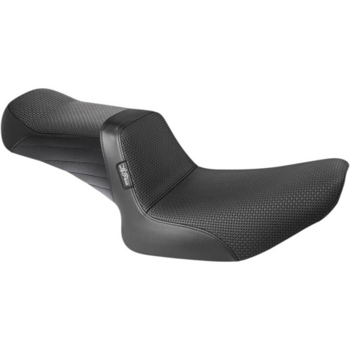 PartzBiz HD: 4411071-Le Pera L-588BW Tailwhip 2-Up Seat Double Diamond สีดำ Harley Sportster XL 10-19