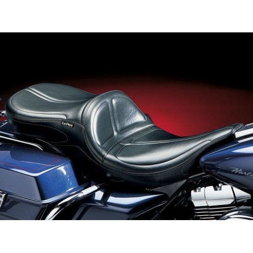 PartzBiz HD: 4411083-Le Pera L-957 Maverick 2-Up Seat Harley Touring Electra Road Glide 91-96