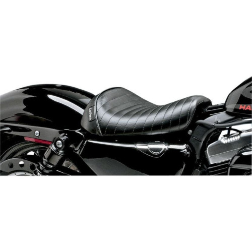 PartzBiz HD: 4411010-Le Pera LK-006 PT Pleated Stitch Bare Bones Solo Driver Seat Harley XL1200X/V | LK-006PT