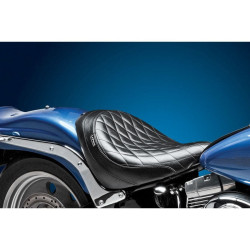 PartzBiz HD LPLK-010SPDM - Le Pera LK-010 SP DM Diamond Sanora Solo Seat Harley 06-10 FXST 07-17 FLSTF | LK-010 SP DM PartzBiz HD LPLK-010SPDM - Le Pera LK-010 SP DM Diamond Sanora Solo Seat Harley 06-10 FXST 07-17 FLSTF | LK-010 SP DM