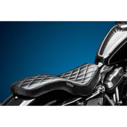 PartzBiz HD LPLK-076DM - Le Pera Cobra Full-Length Diamond Stitch Seat 4 Harley 04-06/10-22 XL Models | LK-076DM PartzBiz HD LPLK-076DM - Le Pera Cobra Full-Length Diamond Stitch Seat 4 Harley 04-06/10-22 XL Models | LK-076DM
